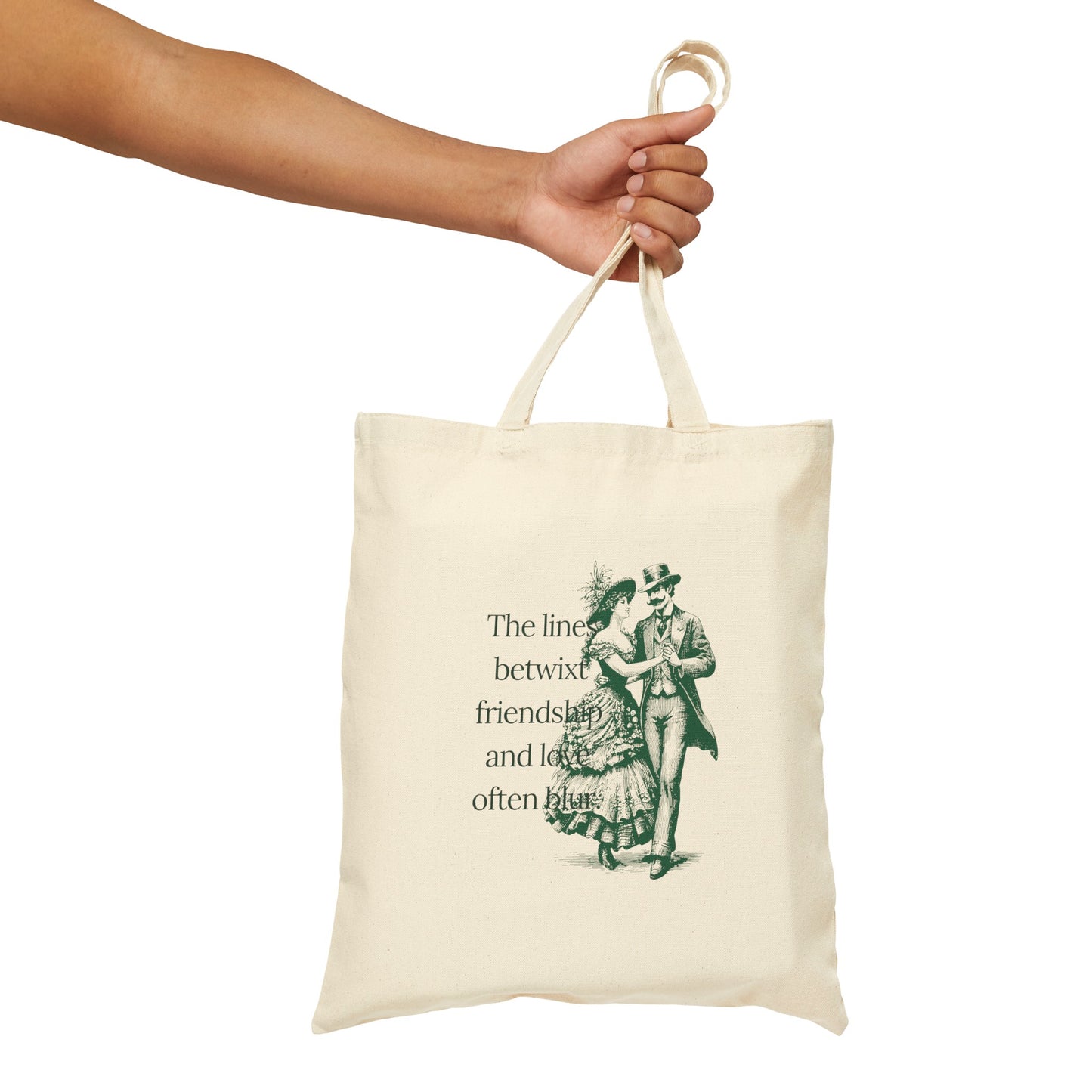 Friends to Lovers Trope Canvas Tote Bag