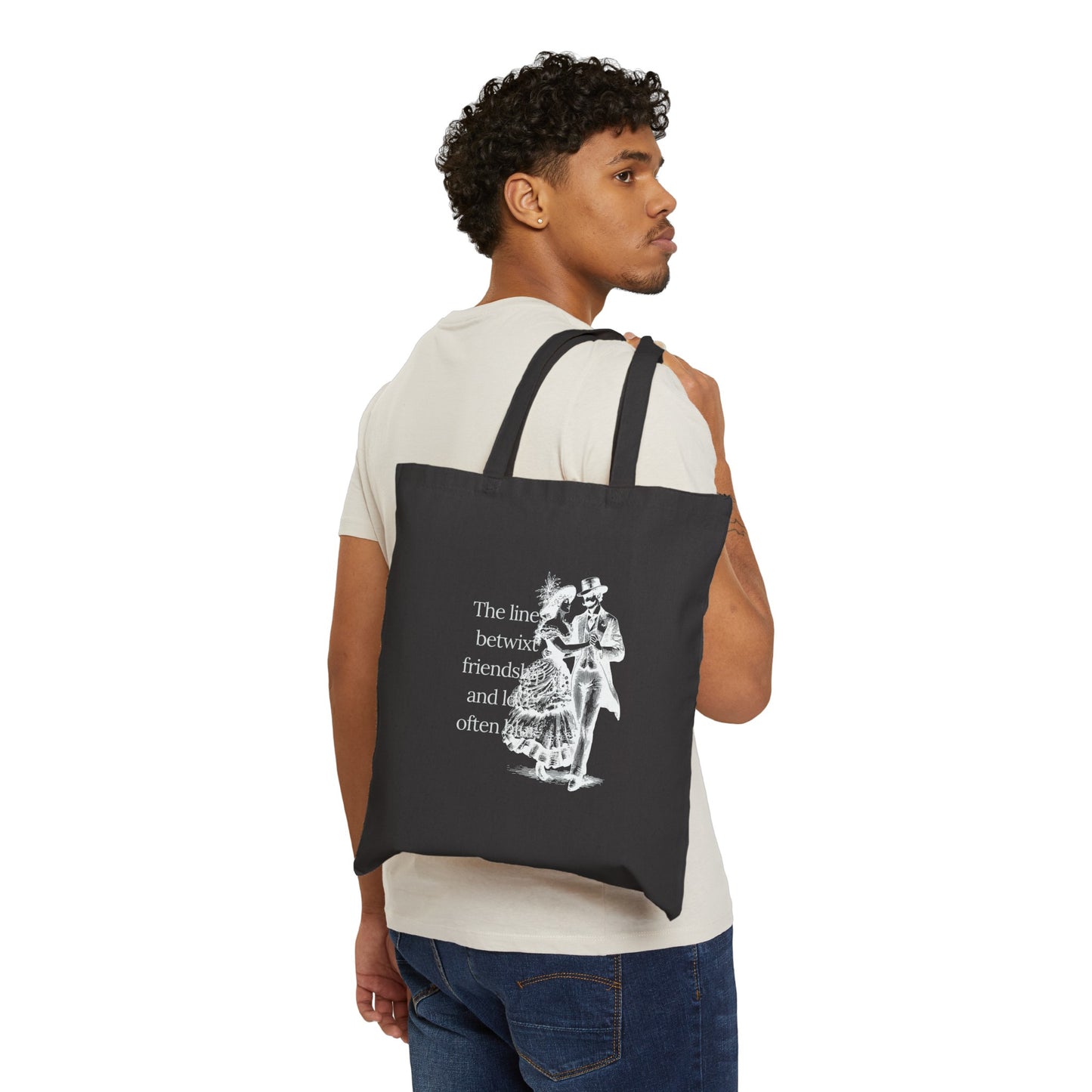 Friends to Lovers Trope Canvas Tote Bag